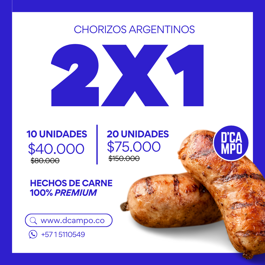 Chorizos 2x1